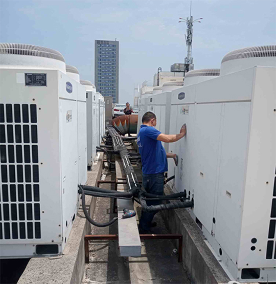 新安中央空调制热和不制冷系统维修方法